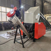 Máy nghiền nhựa với băng tải đai